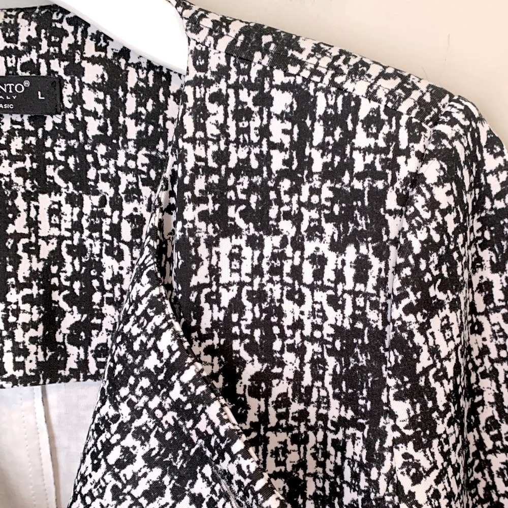 Rinascimento size L black and white blazer - Picture 5 of 12